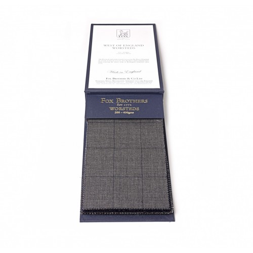 Classic Mid Grey Windowpane CODE: FS385 A1410/22